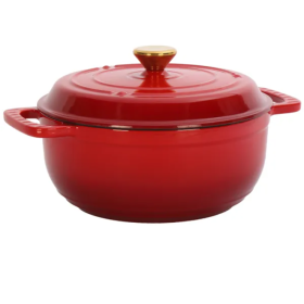 Cast Iron 6QT Cooking Pot (Option: Style1)